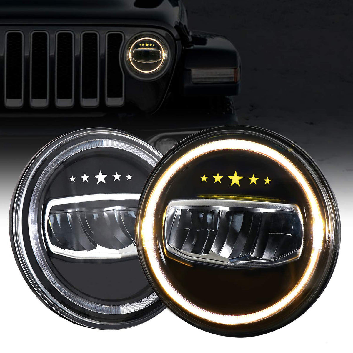 LED Headlights for Jeep — SILVERBACK OFFROAD RENTAL