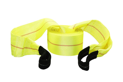 ABN Tow Winch Rope with Loops – Offroad Vehicle Recovery Strap – 30' Feet x 4"