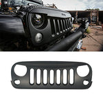 Matte Black Strong ABS Plastic Angry Bird Style Front Main Upper Grille