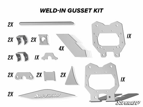 CAN-AM MAVERICK X3 WELD-IN GUSSET KIT